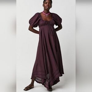 Free People On My Level Maxi Purple Dress